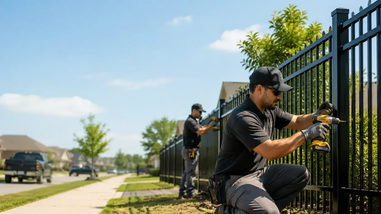 Metal Fence Installation in Andreas, PA